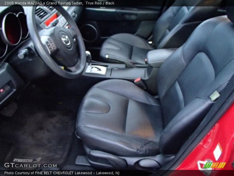 True Red / Black 2008 Mazda MAZDA3 s Grand Touring Sedan