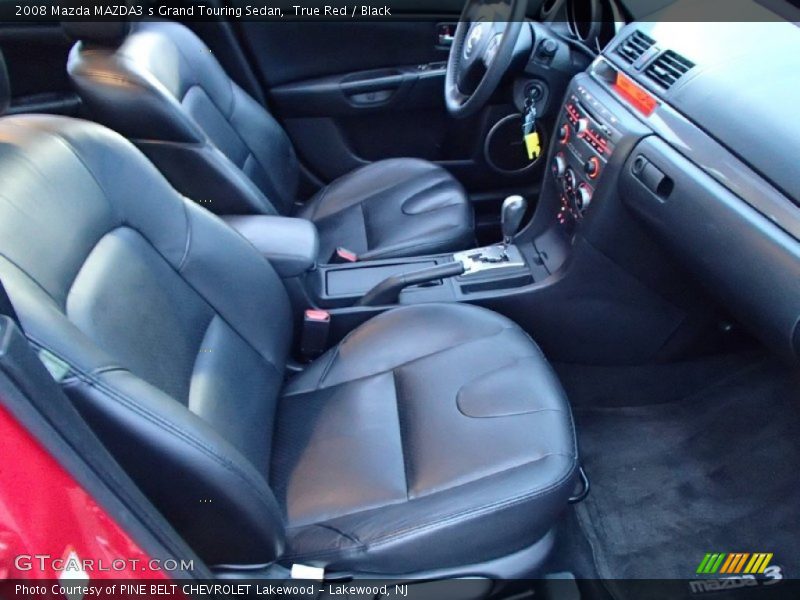 True Red / Black 2008 Mazda MAZDA3 s Grand Touring Sedan
