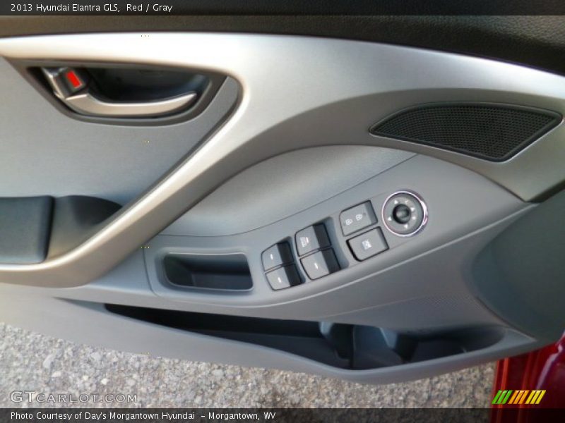 Red / Gray 2013 Hyundai Elantra GLS