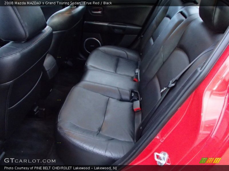 True Red / Black 2008 Mazda MAZDA3 s Grand Touring Sedan