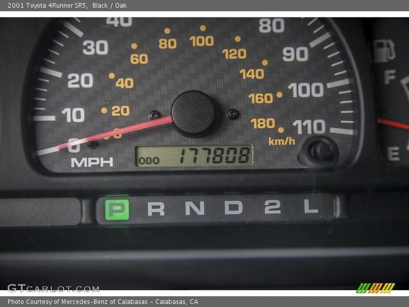 Black / Oak 2001 Toyota 4Runner SR5