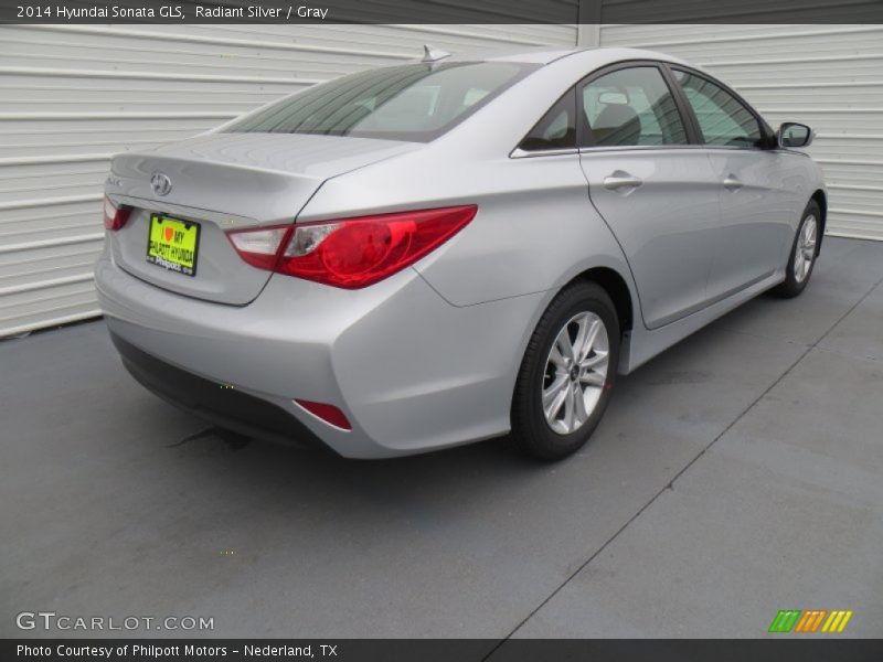 Radiant Silver / Gray 2014 Hyundai Sonata GLS