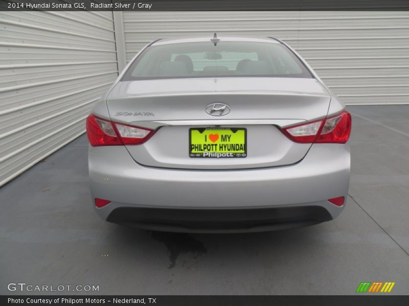 Radiant Silver / Gray 2014 Hyundai Sonata GLS