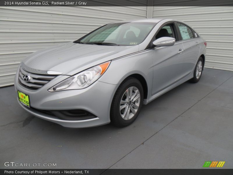 Radiant Silver / Gray 2014 Hyundai Sonata GLS