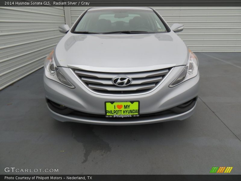 Radiant Silver / Gray 2014 Hyundai Sonata GLS