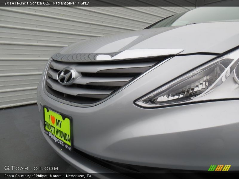 Radiant Silver / Gray 2014 Hyundai Sonata GLS