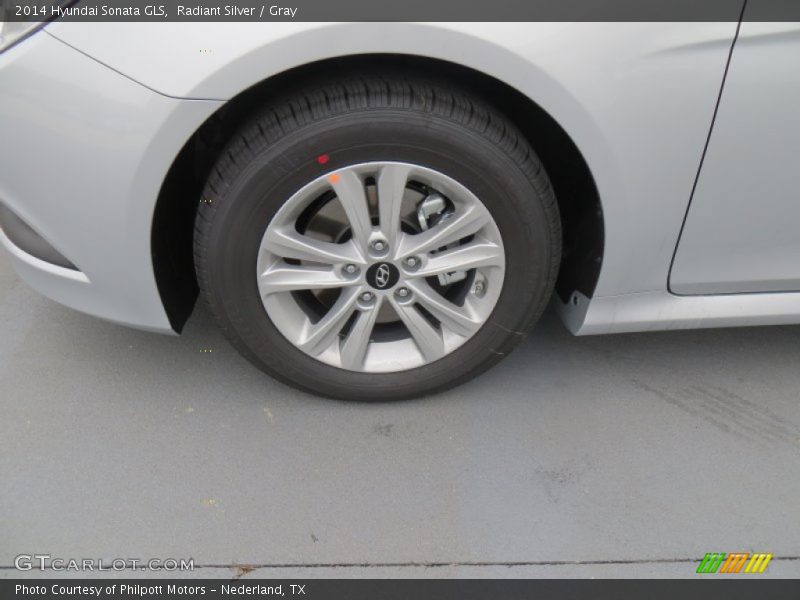 Radiant Silver / Gray 2014 Hyundai Sonata GLS