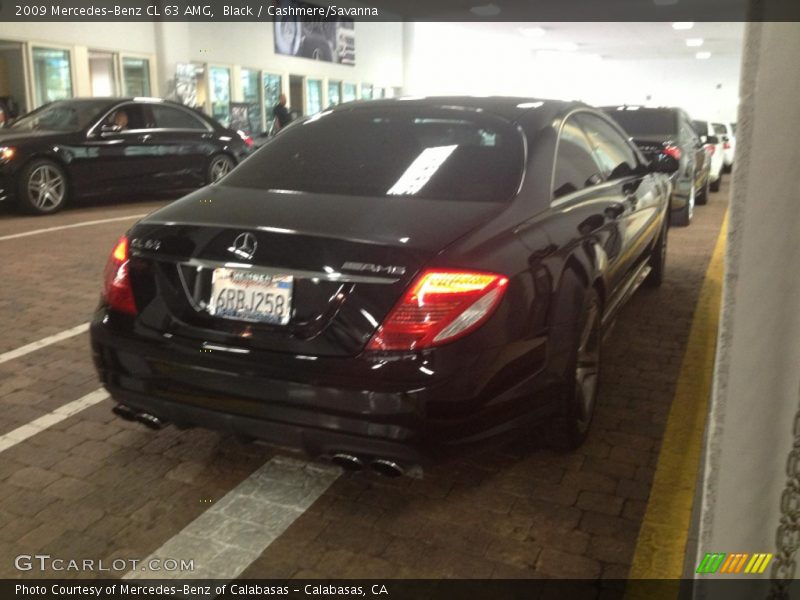 Black / Cashmere/Savanna 2009 Mercedes-Benz CL 63 AMG