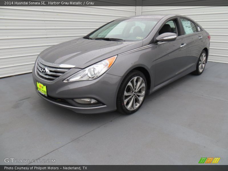 Harbor Gray Metallic / Gray 2014 Hyundai Sonata SE