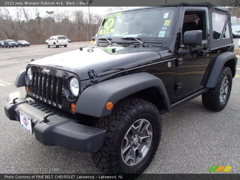 Black / Black 2013 Jeep Wrangler Rubicon 4x4