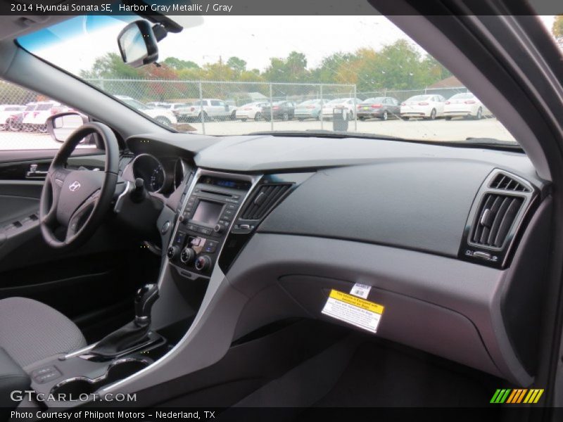 Harbor Gray Metallic / Gray 2014 Hyundai Sonata SE