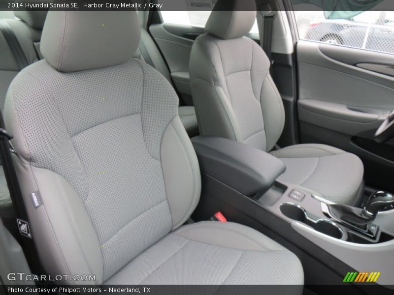 Harbor Gray Metallic / Gray 2014 Hyundai Sonata SE