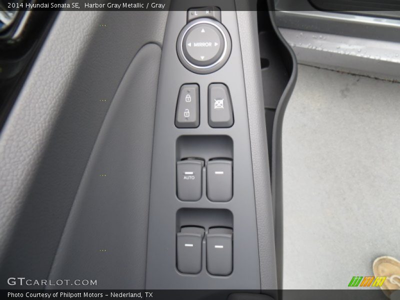 Harbor Gray Metallic / Gray 2014 Hyundai Sonata SE