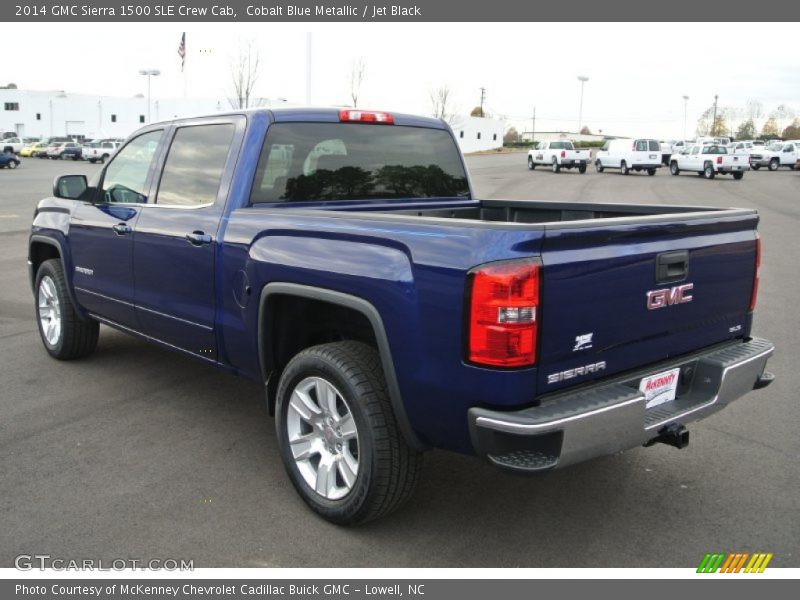 Cobalt Blue Metallic / Jet Black 2014 GMC Sierra 1500 SLE Crew Cab