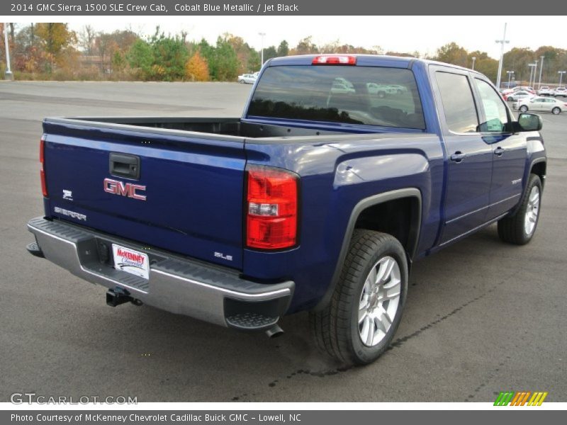 Cobalt Blue Metallic / Jet Black 2014 GMC Sierra 1500 SLE Crew Cab