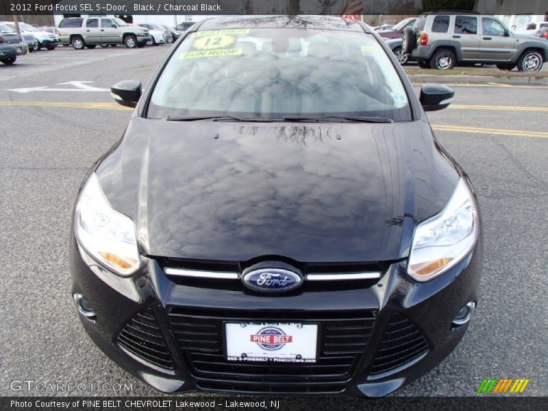 Black / Charcoal Black 2012 Ford Focus SEL 5-Door