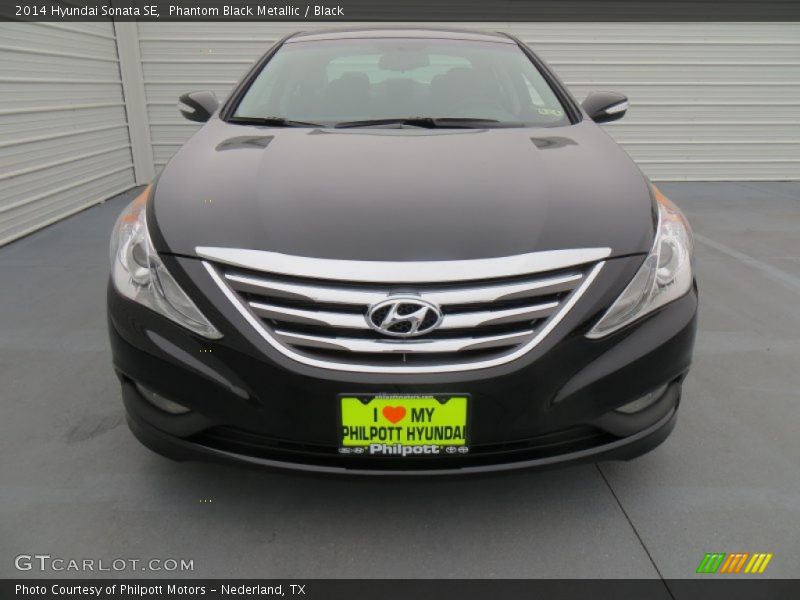 Phantom Black Metallic / Black 2014 Hyundai Sonata SE