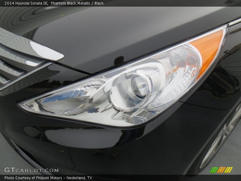 Phantom Black Metallic / Black 2014 Hyundai Sonata SE