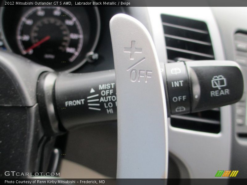 Labrador Black Metallic / Beige 2012 Mitsubishi Outlander GT S AWD