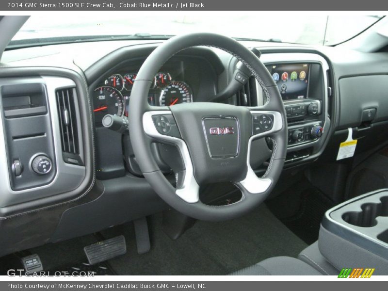 Dashboard of 2014 Sierra 1500 SLE Crew Cab