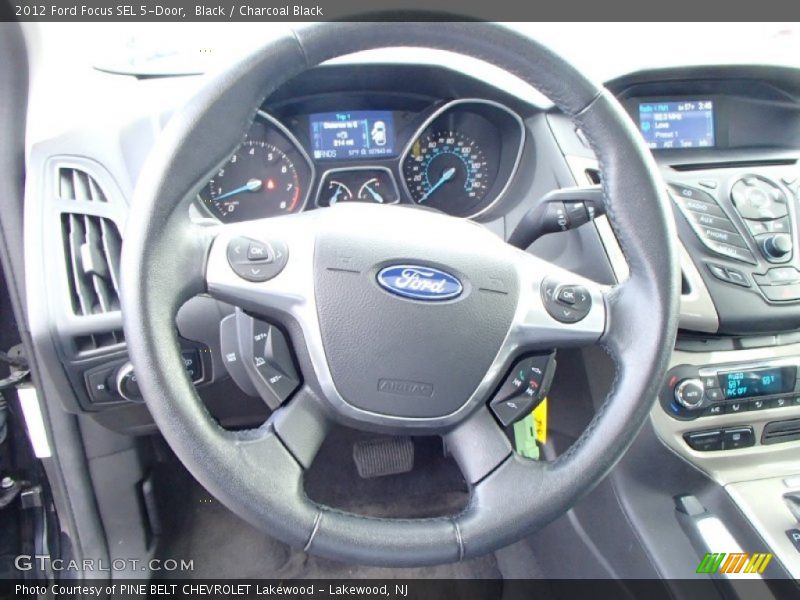 Black / Charcoal Black 2012 Ford Focus SEL 5-Door