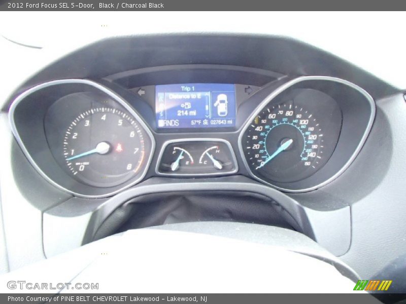 Black / Charcoal Black 2012 Ford Focus SEL 5-Door