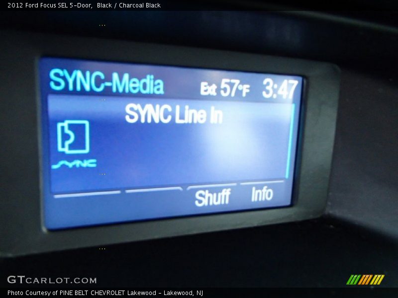 Black / Charcoal Black 2012 Ford Focus SEL 5-Door