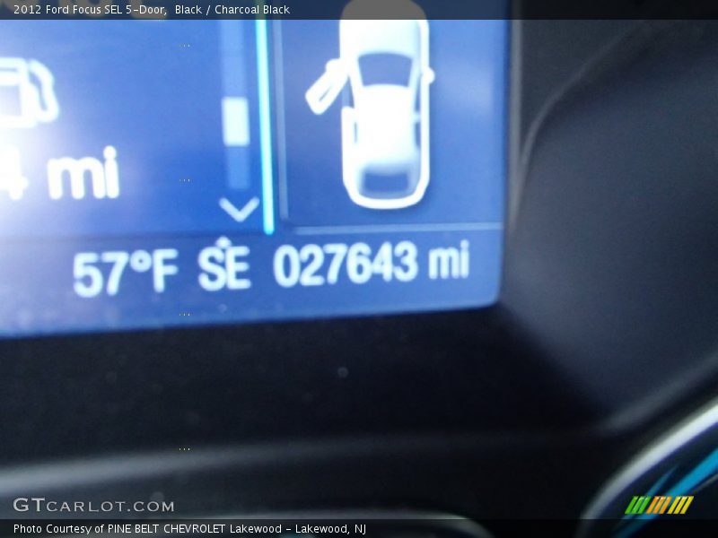 Black / Charcoal Black 2012 Ford Focus SEL 5-Door