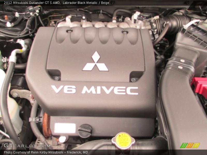  2012 Outlander GT S AWD Engine - 3.0 Liter SOHC 24-Valve MIVEC V6