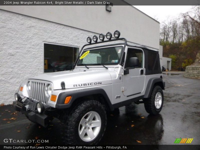Bright Silver Metallic / Dark Slate Gray 2004 Jeep Wrangler Rubicon 4x4