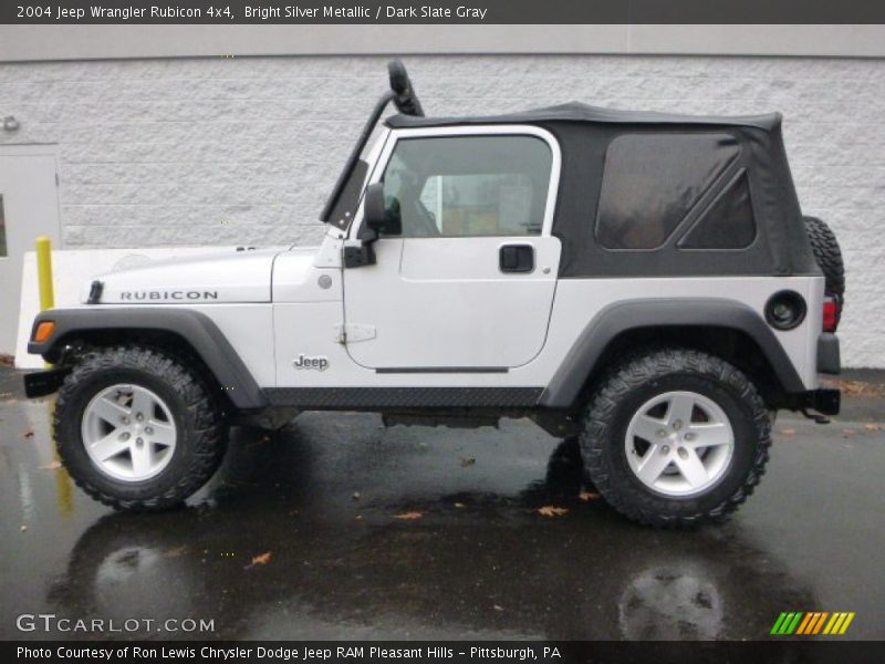 Bright Silver Metallic / Dark Slate Gray 2004 Jeep Wrangler Rubicon 4x4