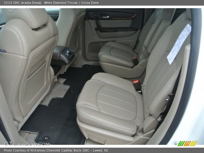 White Diamond Tricoat / Cocoa Dune 2014 GMC Acadia Denali