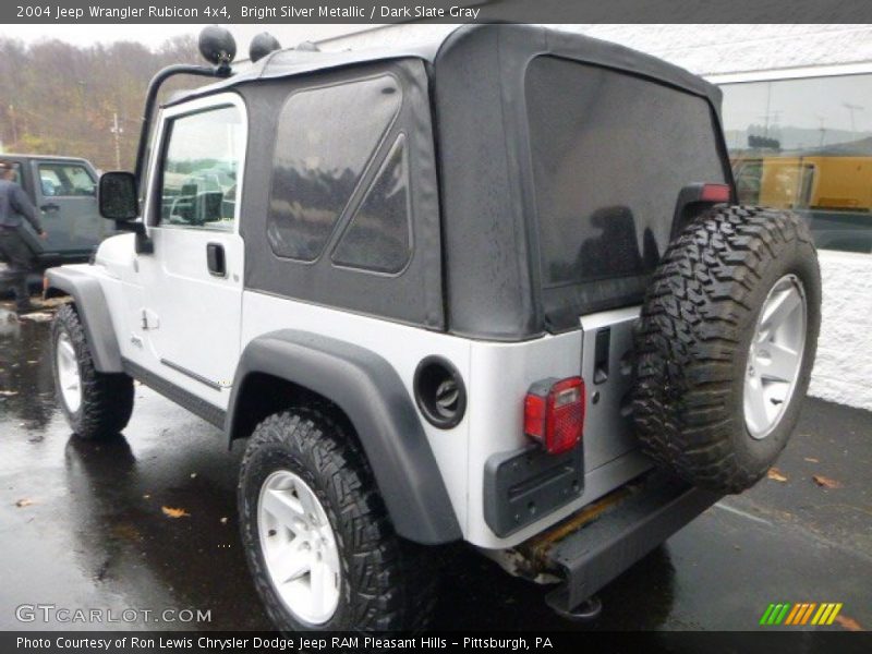Bright Silver Metallic / Dark Slate Gray 2004 Jeep Wrangler Rubicon 4x4