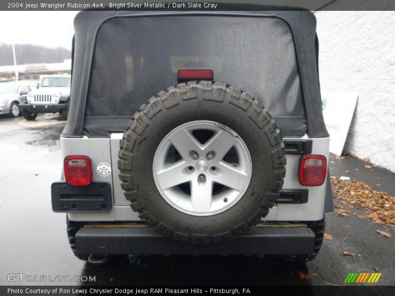 Bright Silver Metallic / Dark Slate Gray 2004 Jeep Wrangler Rubicon 4x4
