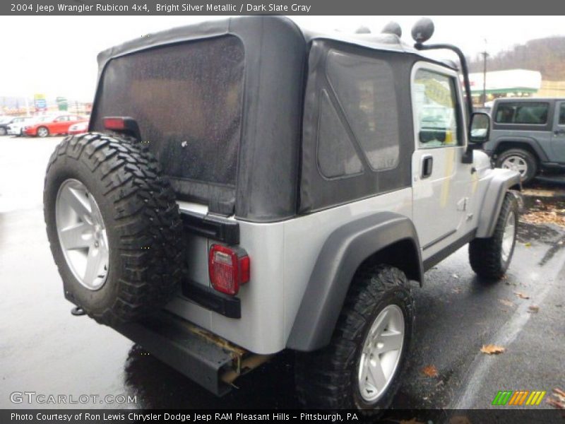 Bright Silver Metallic / Dark Slate Gray 2004 Jeep Wrangler Rubicon 4x4