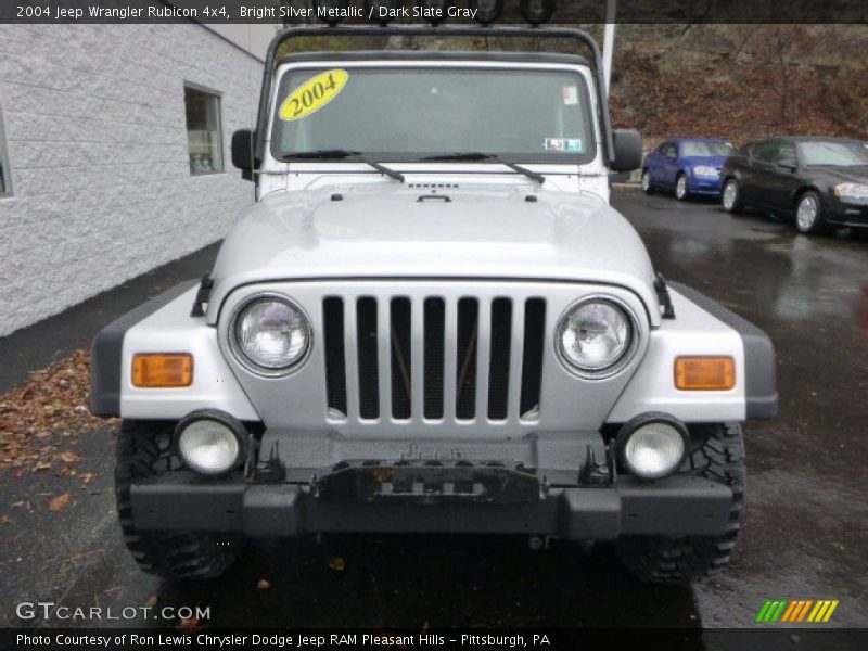 Bright Silver Metallic / Dark Slate Gray 2004 Jeep Wrangler Rubicon 4x4
