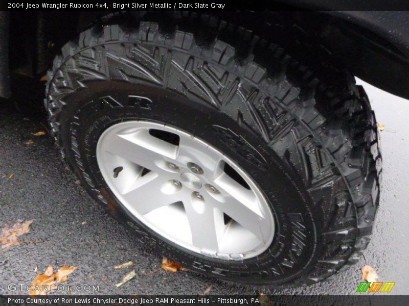 Bright Silver Metallic / Dark Slate Gray 2004 Jeep Wrangler Rubicon 4x4