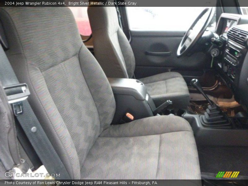 Bright Silver Metallic / Dark Slate Gray 2004 Jeep Wrangler Rubicon 4x4