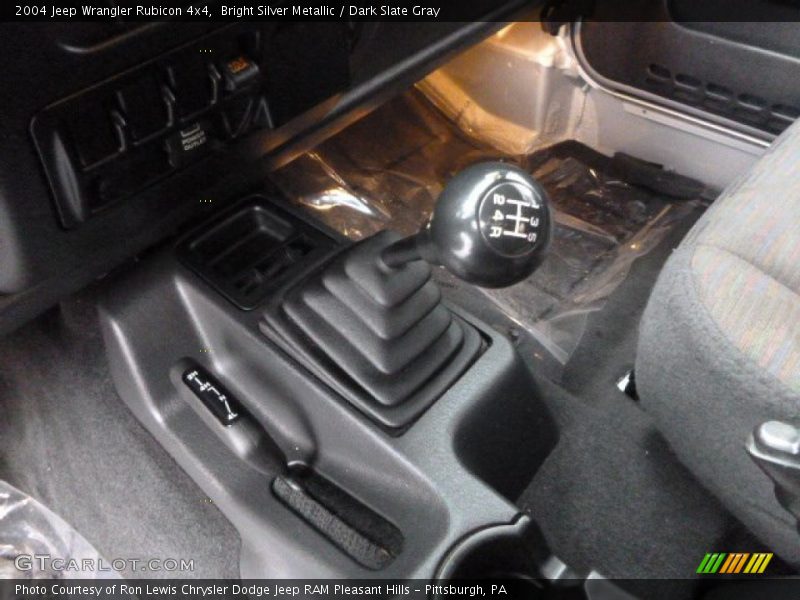 Bright Silver Metallic / Dark Slate Gray 2004 Jeep Wrangler Rubicon 4x4