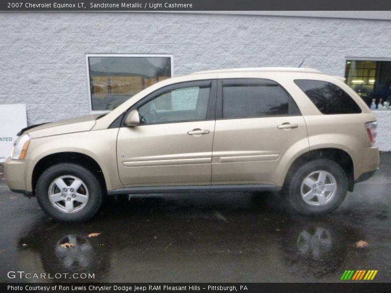 Sandstone Metallic / Light Cashmere 2007 Chevrolet Equinox LT