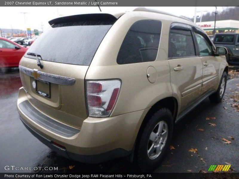 Sandstone Metallic / Light Cashmere 2007 Chevrolet Equinox LT
