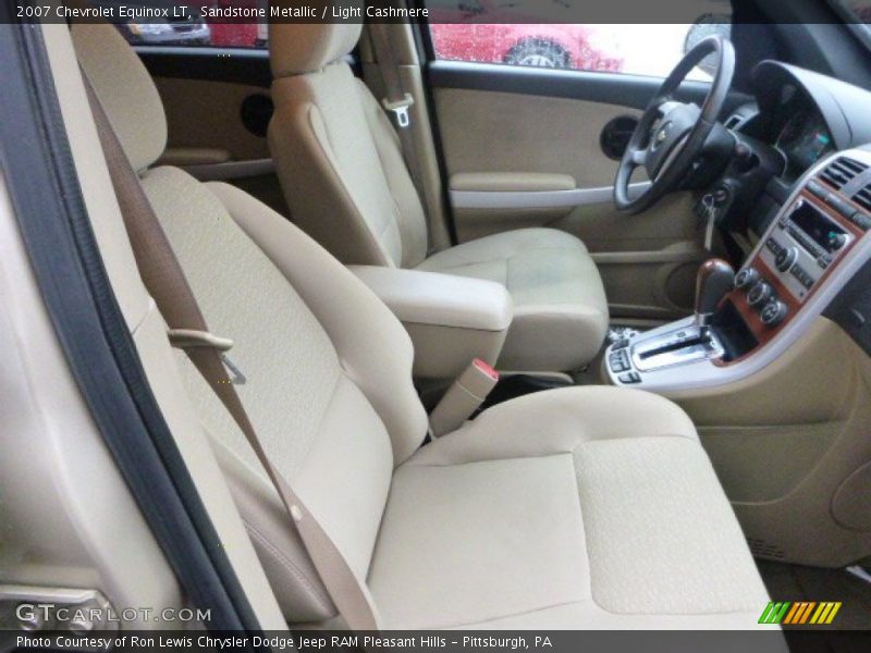 Sandstone Metallic / Light Cashmere 2007 Chevrolet Equinox LT