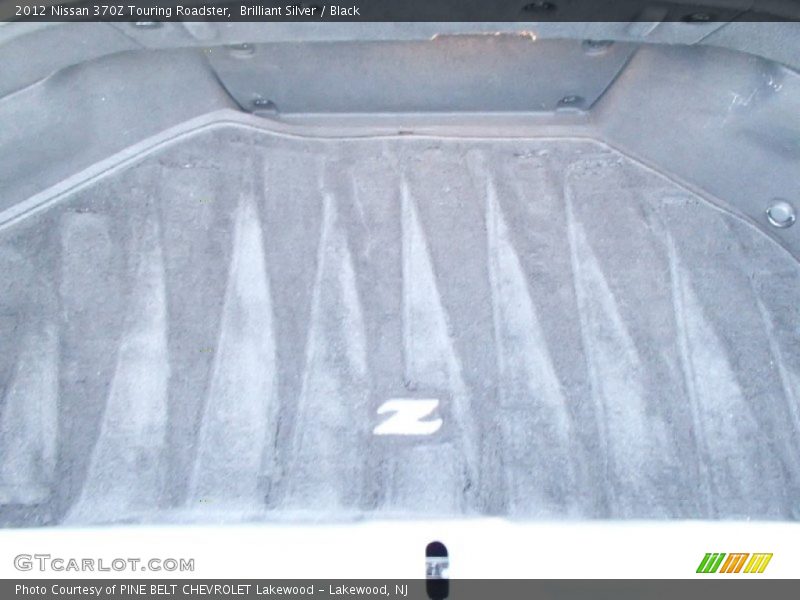 Brilliant Silver / Black 2012 Nissan 370Z Touring Roadster