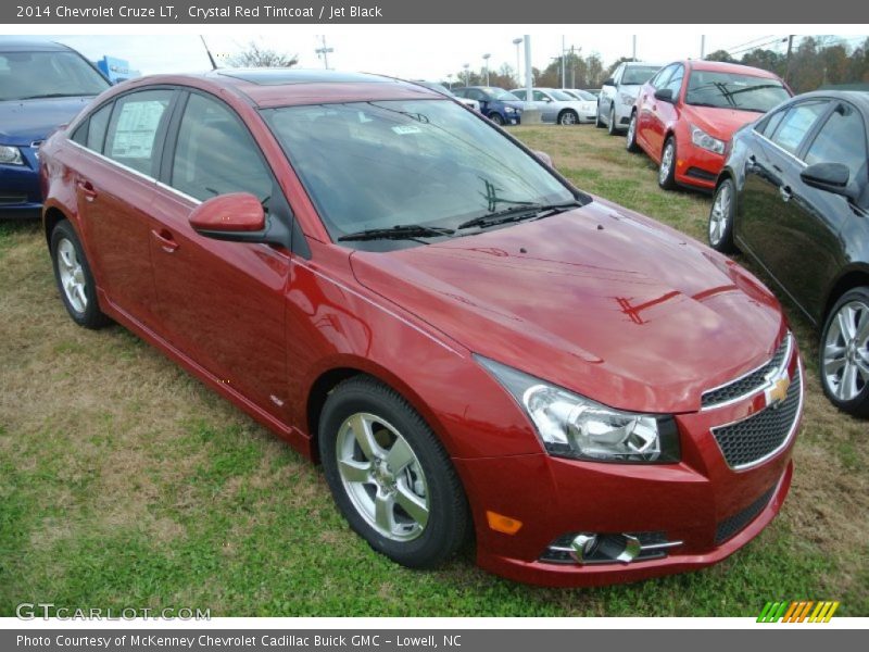 Crystal Red Tintcoat / Jet Black 2014 Chevrolet Cruze LT