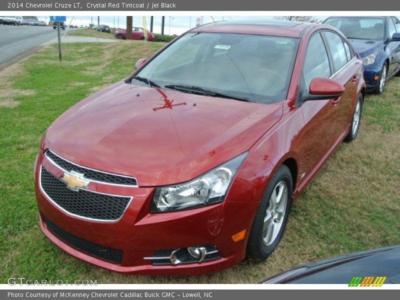 Crystal Red Tintcoat / Jet Black 2014 Chevrolet Cruze LT
