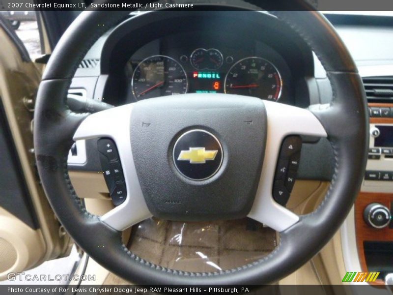 Sandstone Metallic / Light Cashmere 2007 Chevrolet Equinox LT