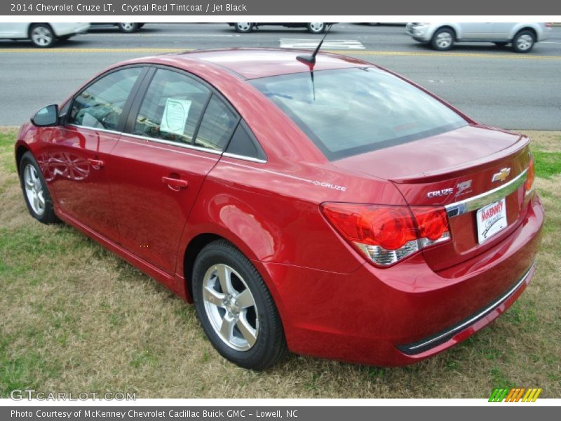 Crystal Red Tintcoat / Jet Black 2014 Chevrolet Cruze LT