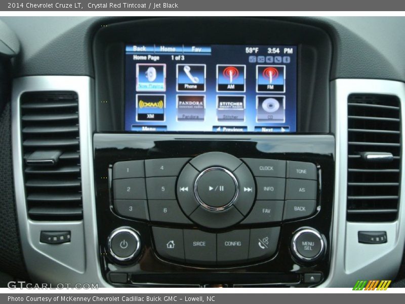 Crystal Red Tintcoat / Jet Black 2014 Chevrolet Cruze LT