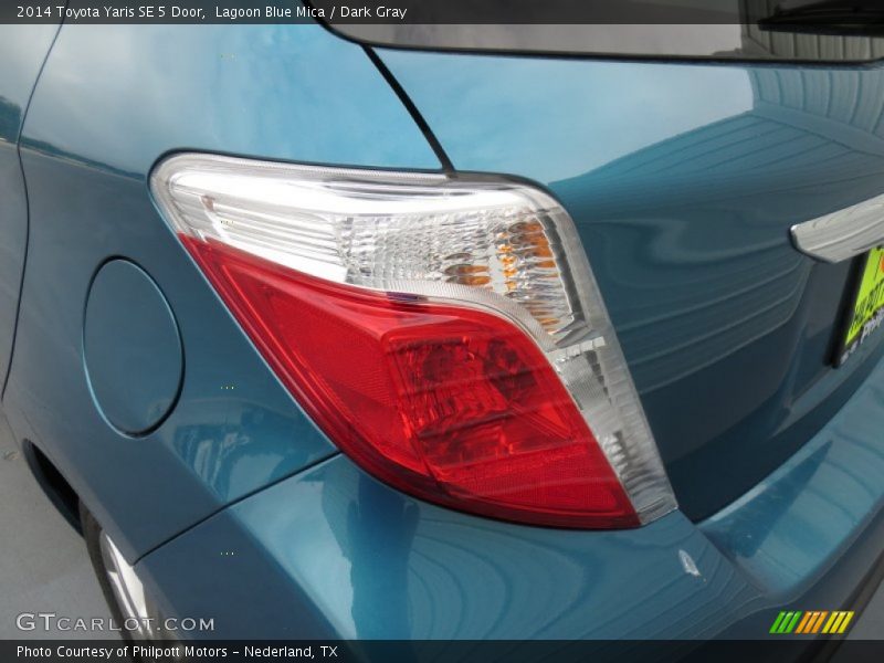 Lagoon Blue Mica / Dark Gray 2014 Toyota Yaris SE 5 Door