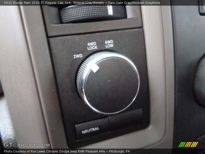 Mineral Gray Metallic / Dark Slate Gray/Medium Graystone 2012 Dodge Ram 1500 ST Regular Cab 4x4